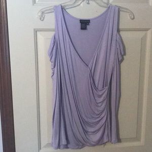 Cold shoulder long sleeved top